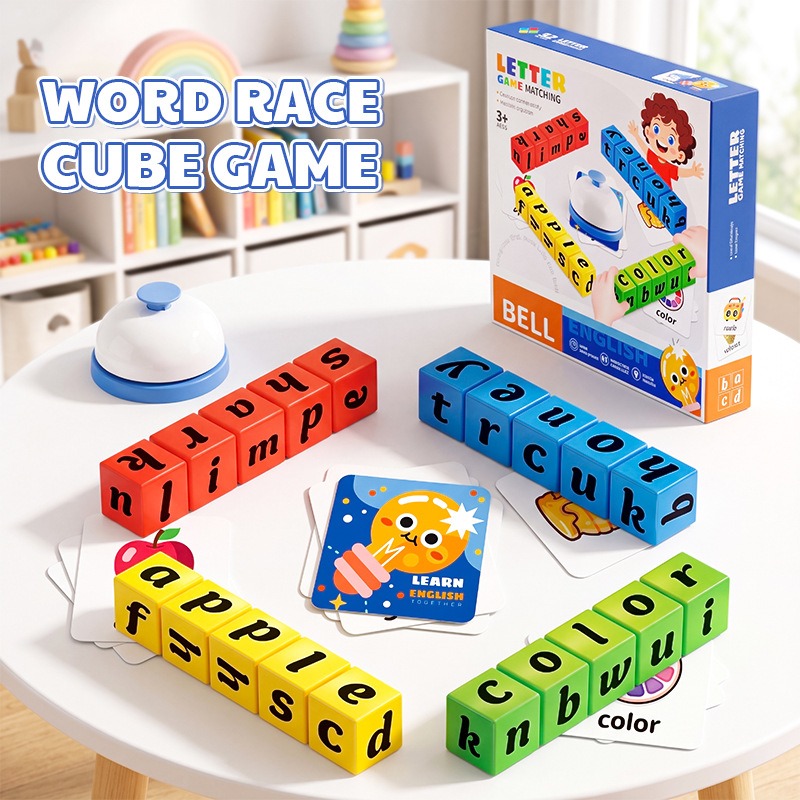 Board Game English For Kids - English Word Spelling Battle Game For