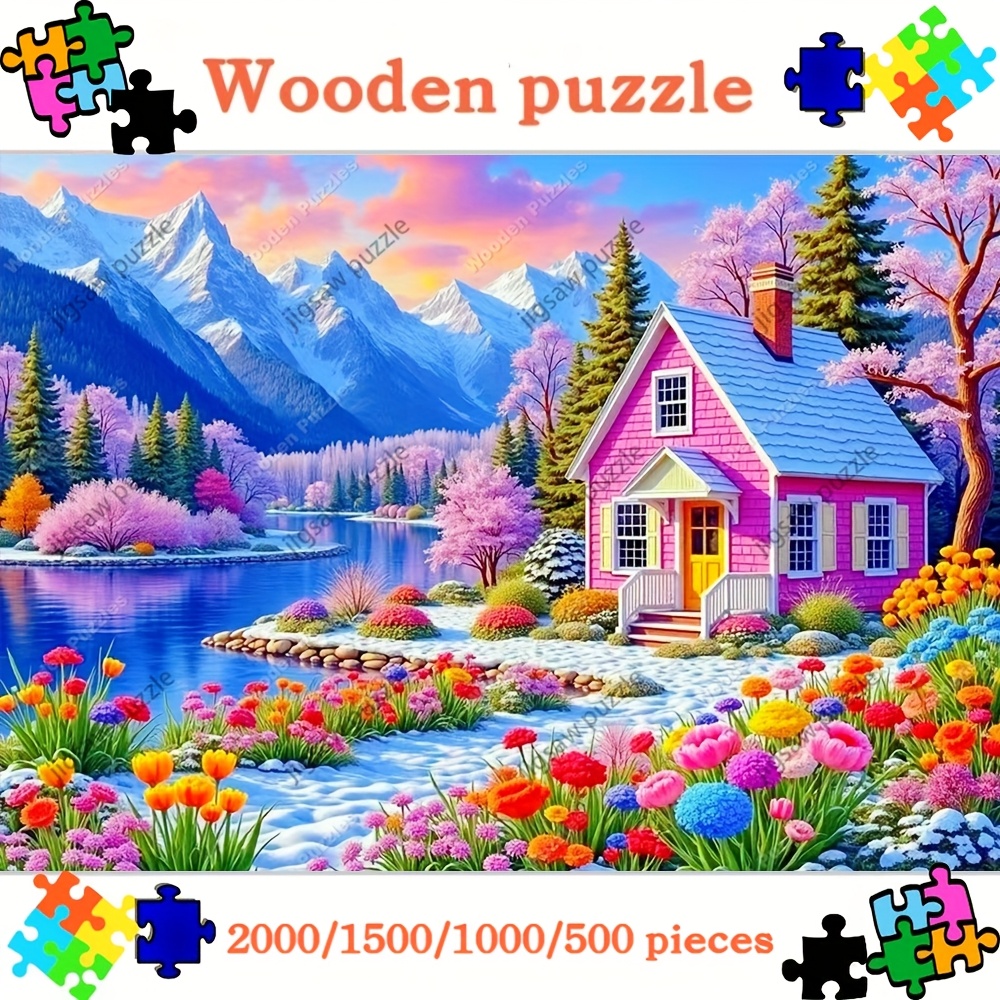 Jigsaw Puzzle Adult - 2000/1500/1000/500pcs Wooden Jigsaw Puzzle for Adults