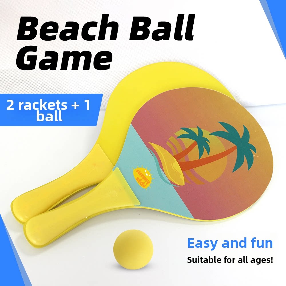 Board Game Hitler - Summer Beach Paddle Set Wooden Racket