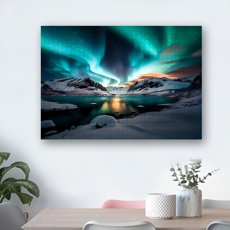 Jigsaw Puzzle Adult - 1000pcs Northern Lights Aurora Borealis Jigsaw