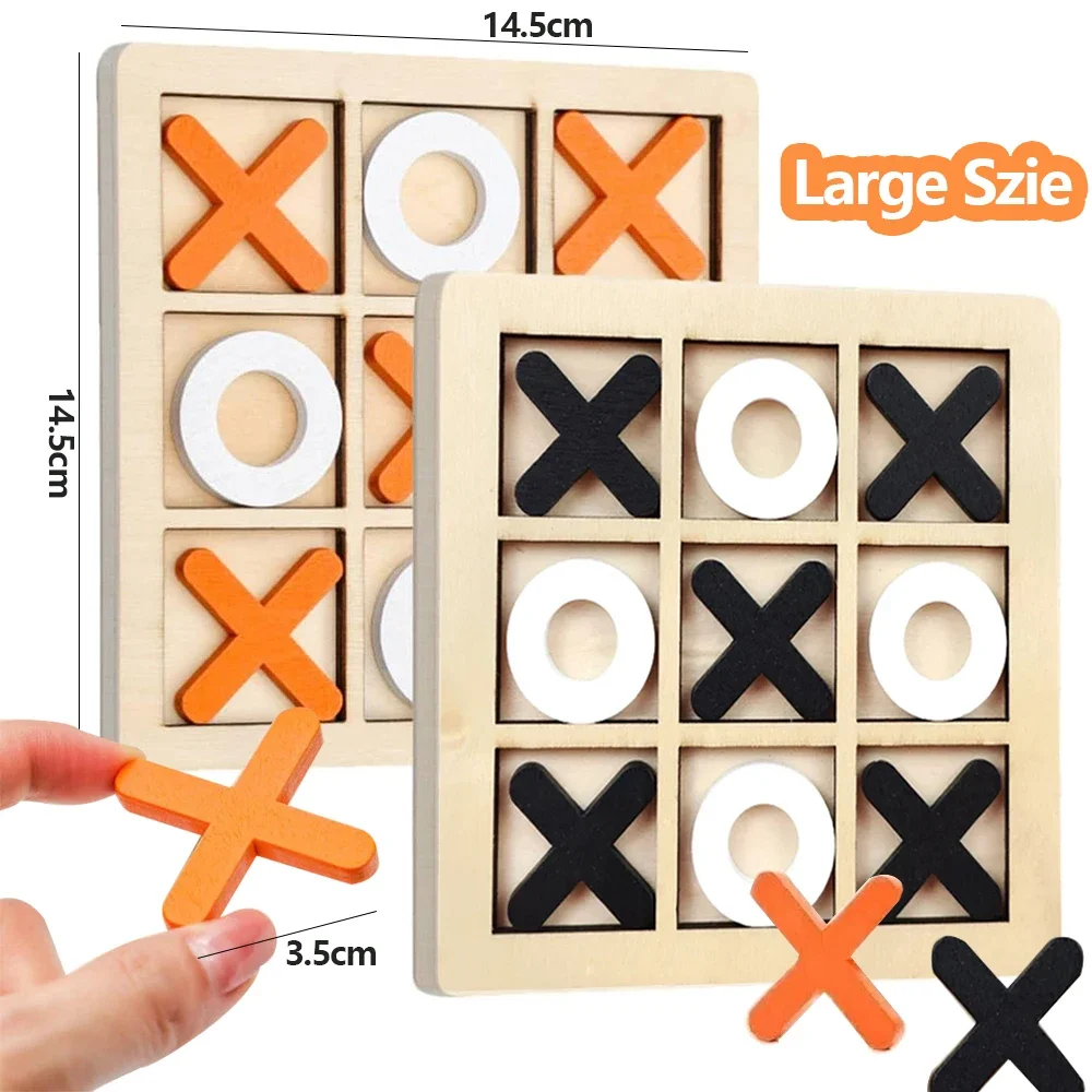 Wooden XO Tic Tac Toe Game Min - đánh giá và giá Board Game Word