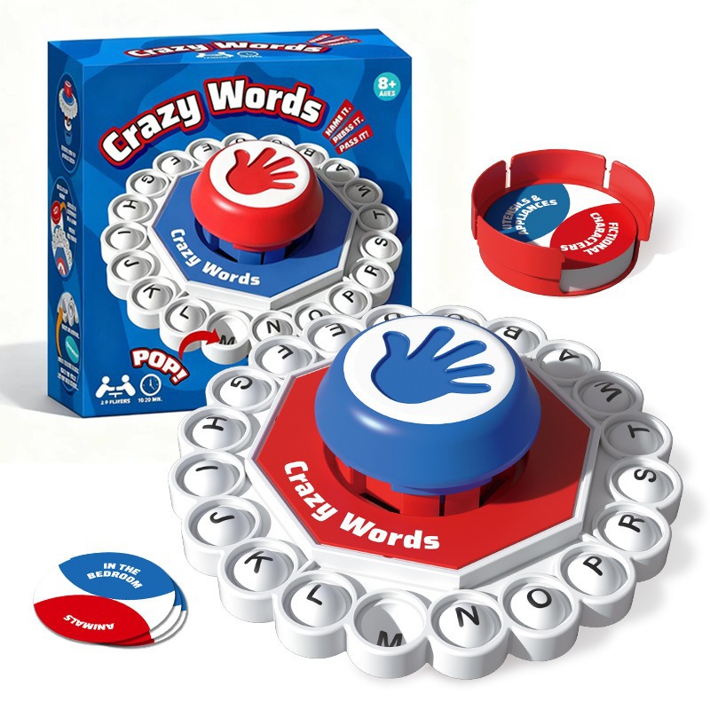 Crazy Words English Board Game - đánh giá và giá Board Game English For Kids