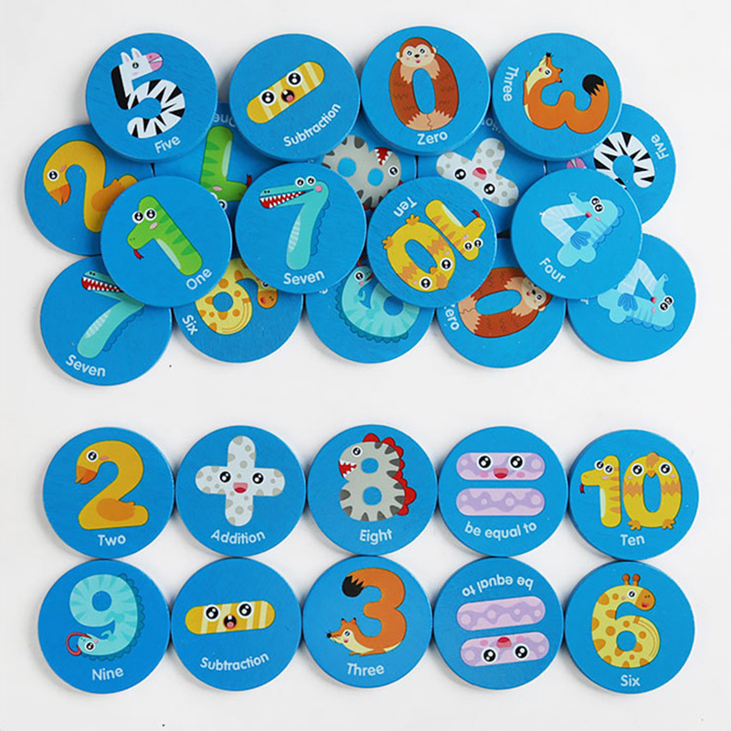 Kids Educational Wooden Memory - đánh giá và giá Board Game Word