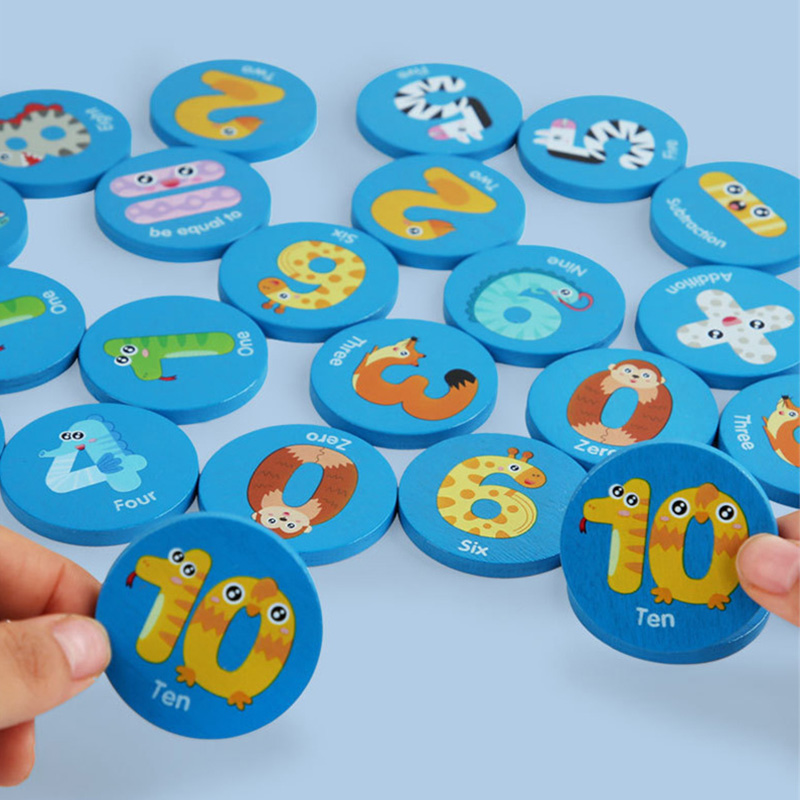Kids Educational Wooden Memory - đánh giá và giá Board Game Word
