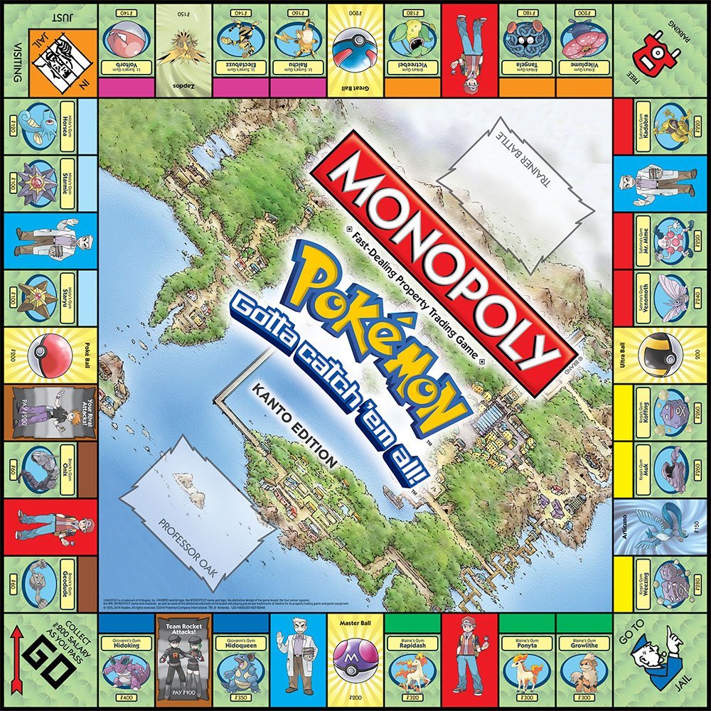 MONOPOLY Pokemon Board Game Ca - đánh giá và giá Board Game Monopoli