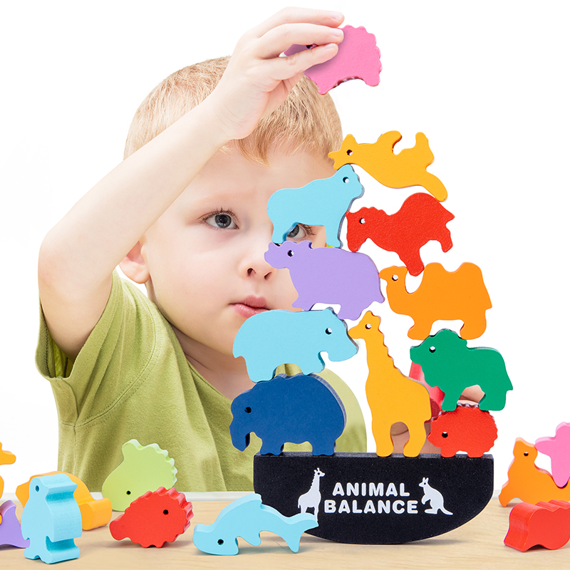 Montessori Children Wooden Ani - đánh giá và giá Board Game Word