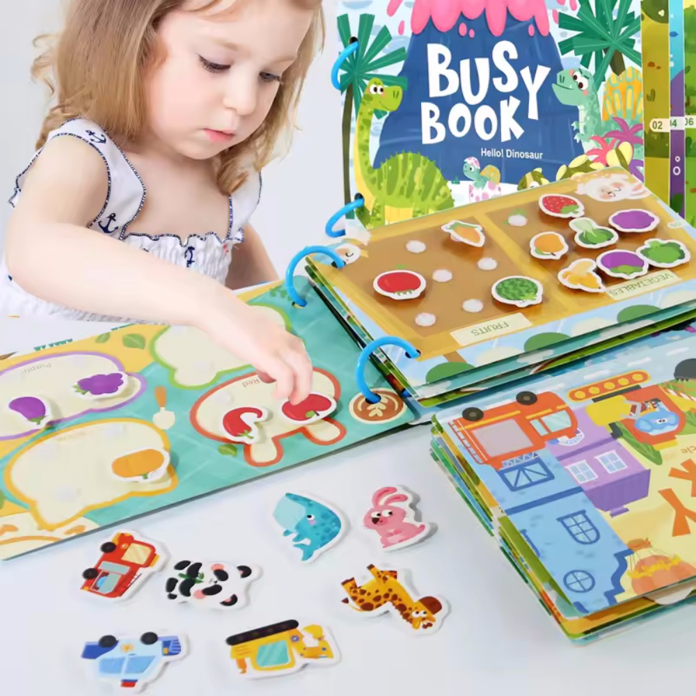 Busy Book Sticker Quiet Book f - đánh giá và giá Board Game English For Kids