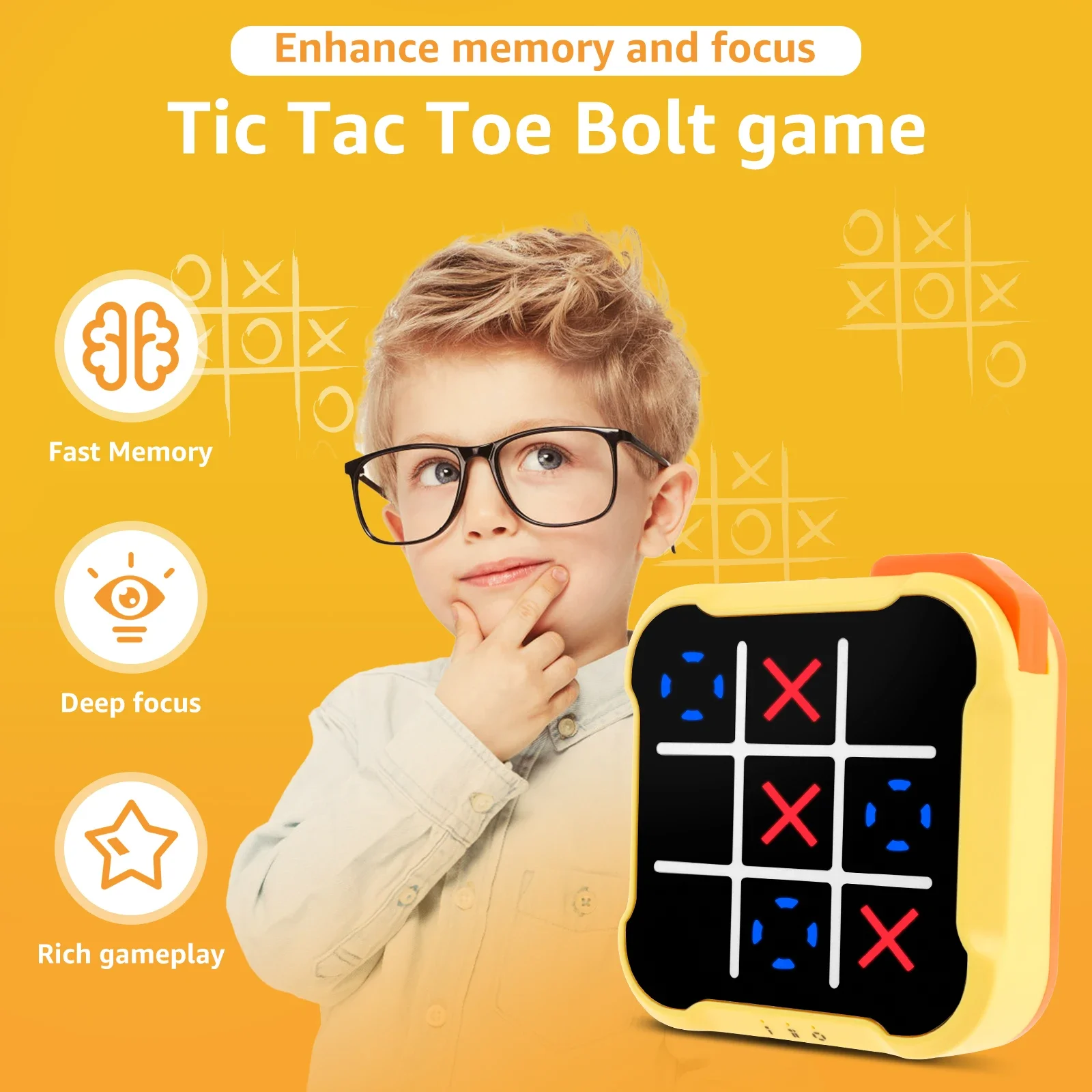 3in1 Electronic TIC-TAC-TOE Bo - đánh giá và giá Board Game English For Kids