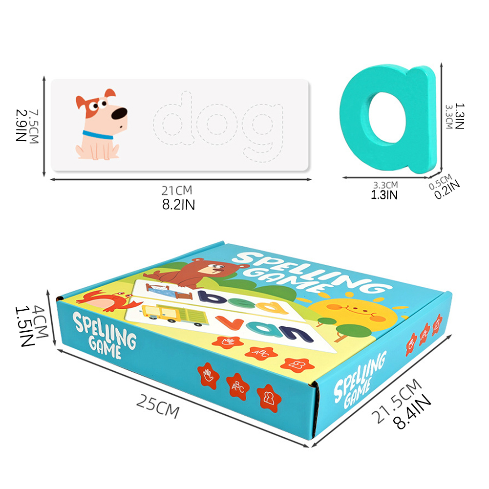 Colorful Alphabet Wooden Puzzl - đánh giá và giá Board Game English For Kids