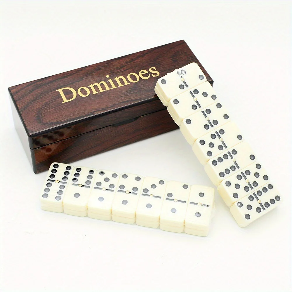[Wooden Dominoes Game Set] 28p - đánh giá và giá Board Game Monopoli