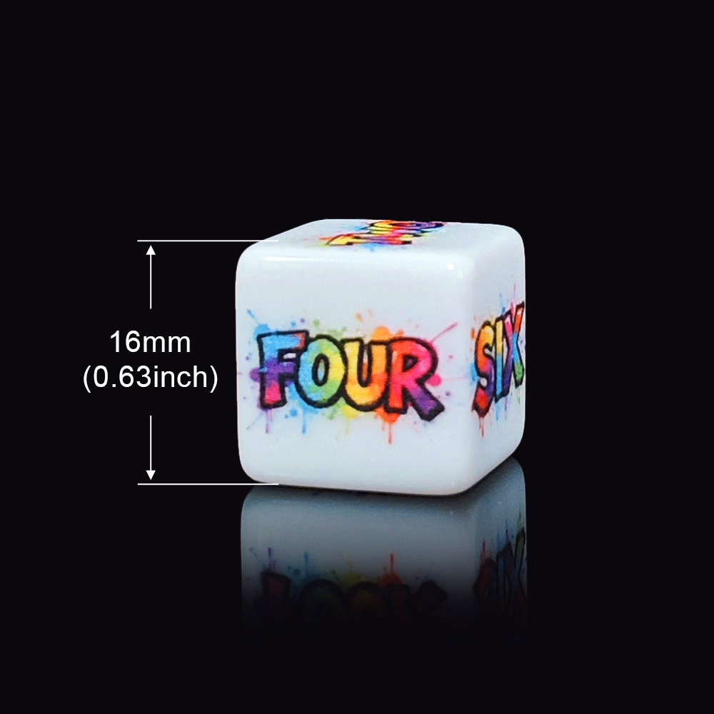 12Pcs 16MM Color Splash Englis - đánh giá và giá Board Game English For Kids