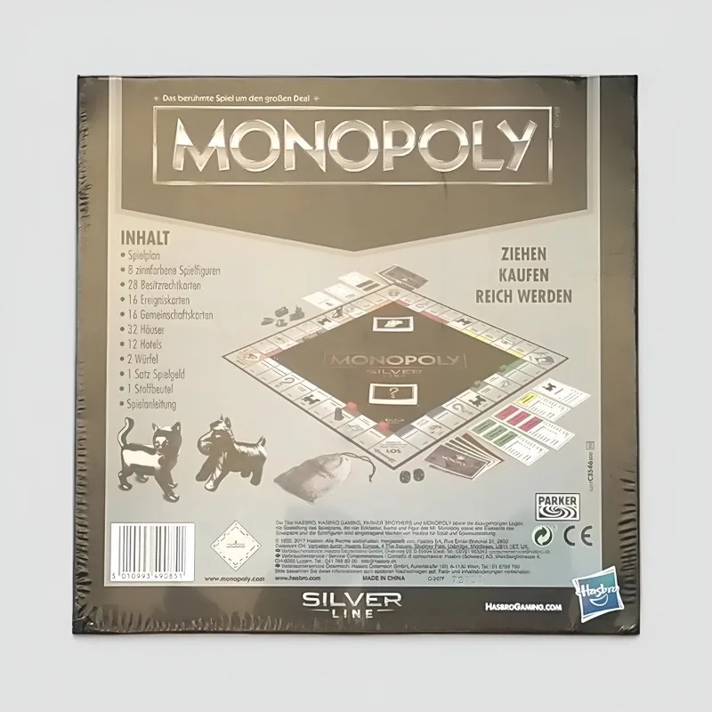 Hasbro Monopoly Figure Silvery - đánh giá và giá Hasbro Game Monopoly