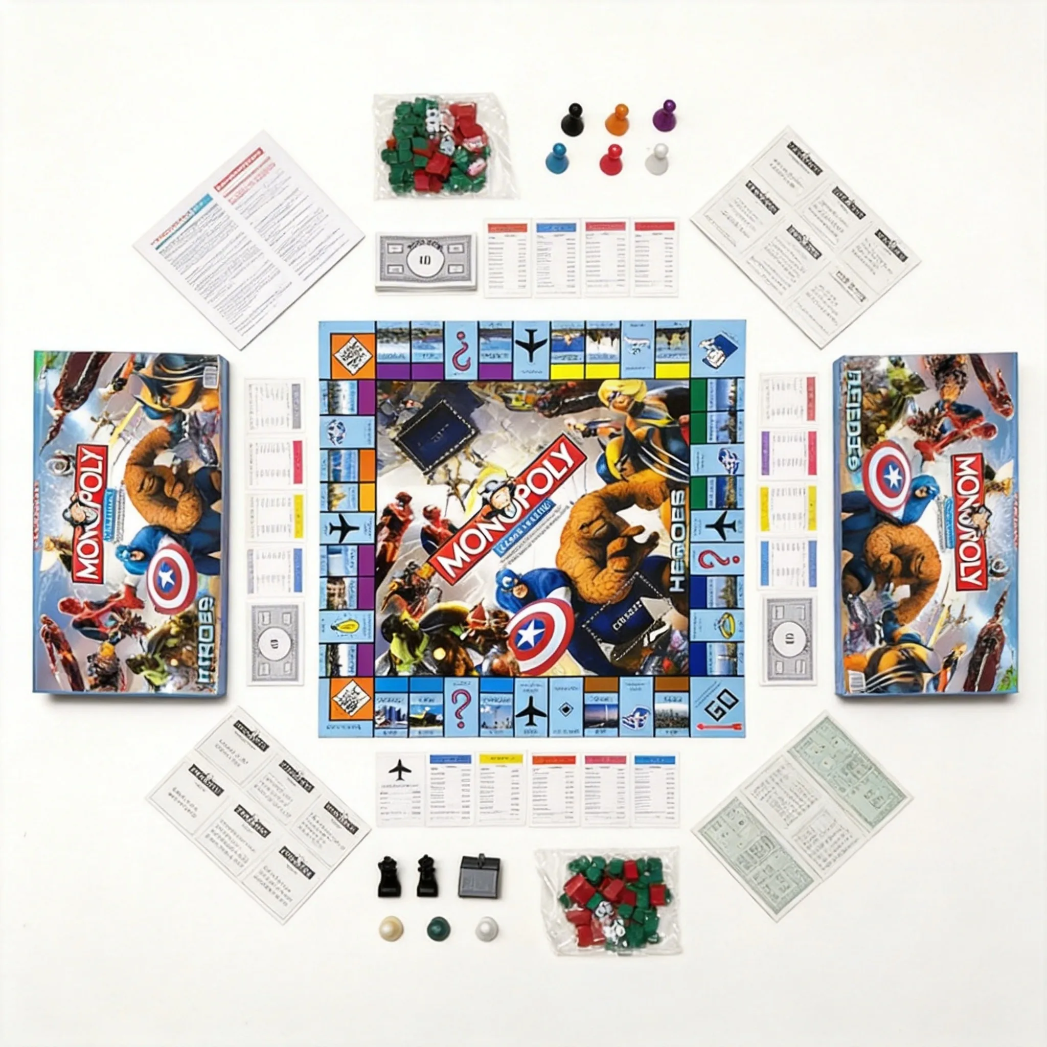 Marvel Heroes Monopoly Global  - đánh giá và giá Hasbro Game Monopoly