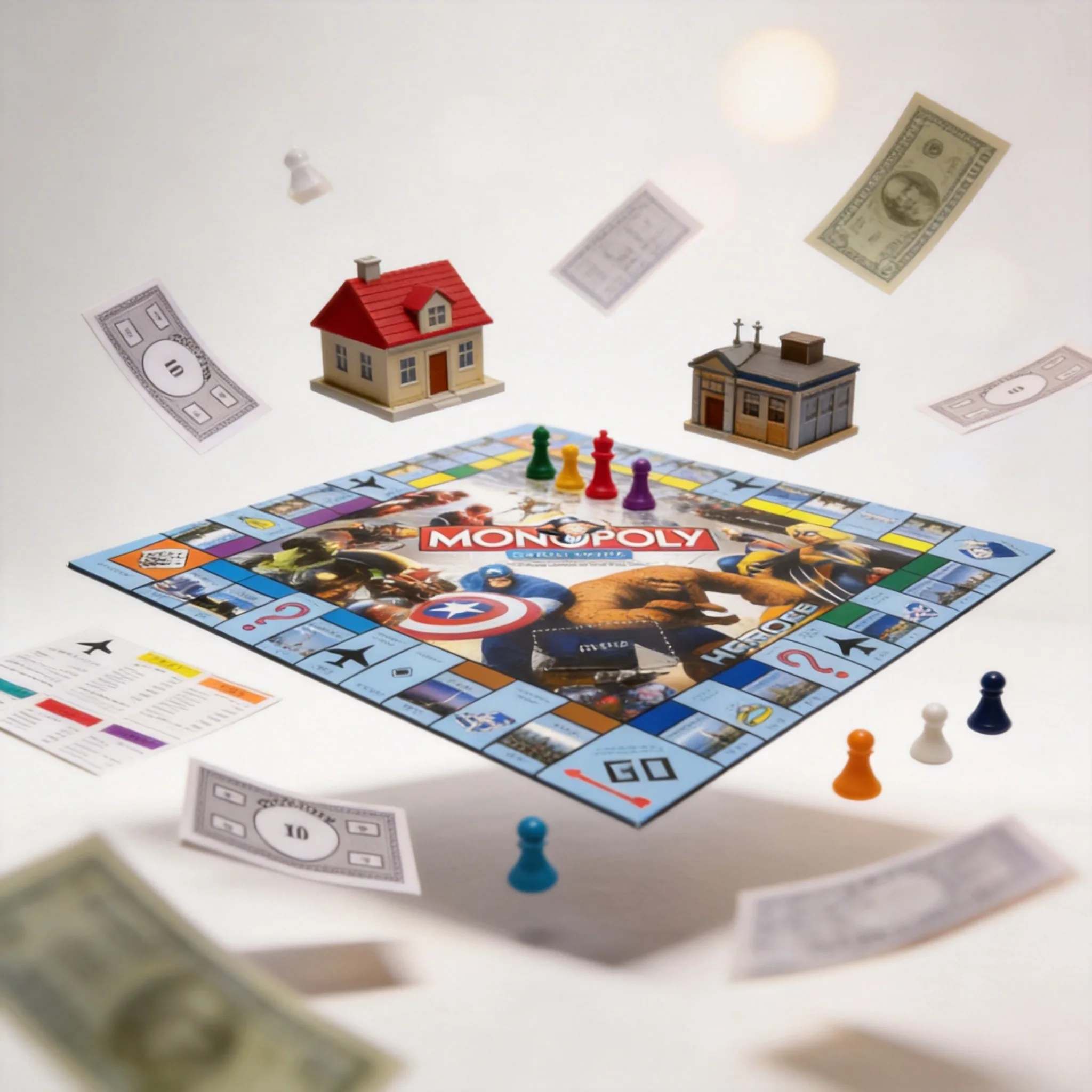 Marvel Heroes Monopoly Global  - đánh giá và giá Hasbro Game Monopoly