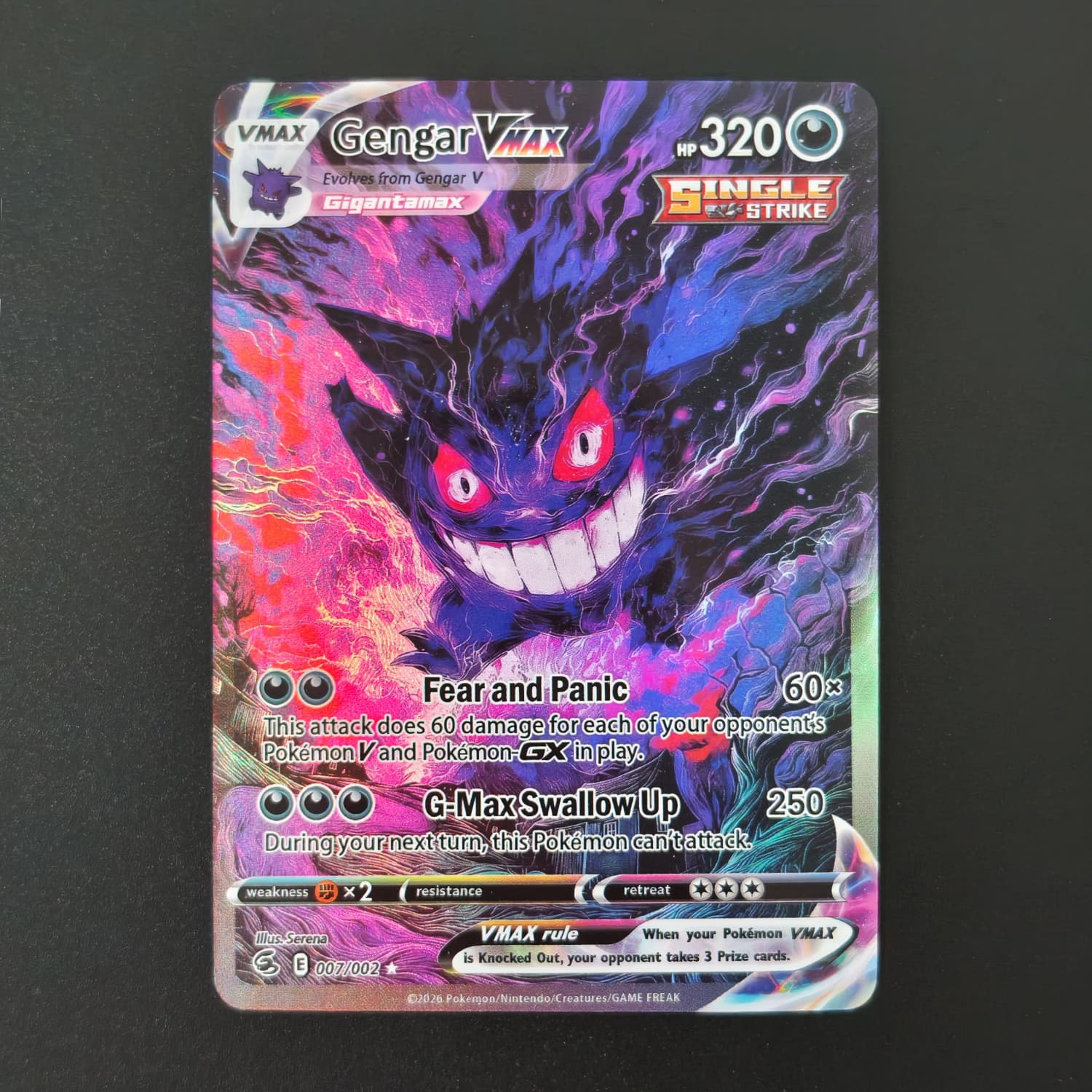 DIY Pokemon Gengar VMAX 007/00 - đánh giá và giá Board Game English